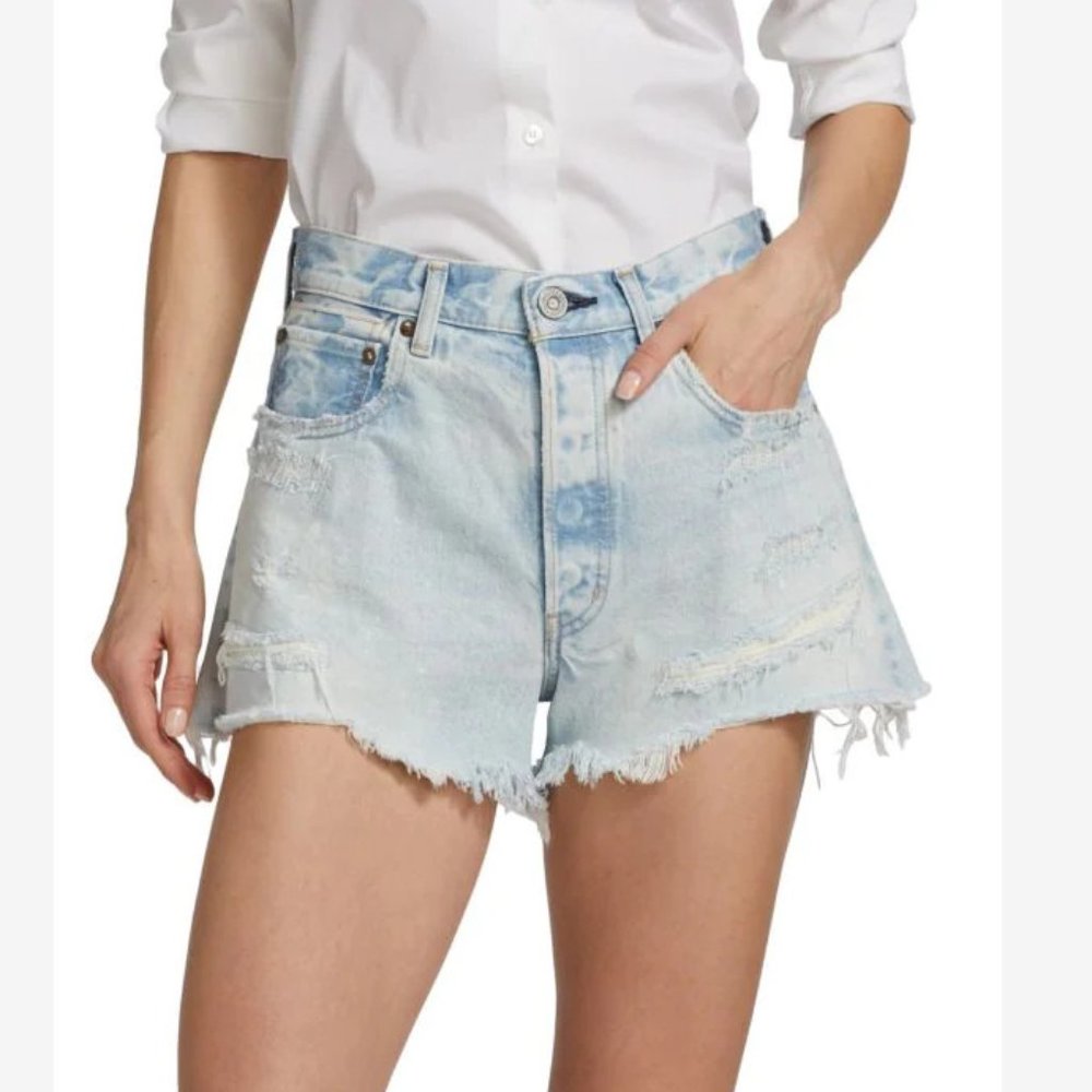 NEW Moussy Vintage Sizes 27-29 Vellrock High-Rise Denim Shorts
